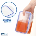 Set de Recipientes de Cocina Herméticos Apilables Max Home 27 x 12 x 20 cm 6 Unidades