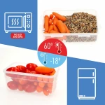 Set de Recipientes de Cocina Herméticos Apilables Max Home 27 x 12 x 20 cm 6 Unidades