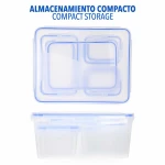 Set de Recipientes de Cocina Herméticos Apilables Max Home 27 x 12 x 20 cm 6 Unidades