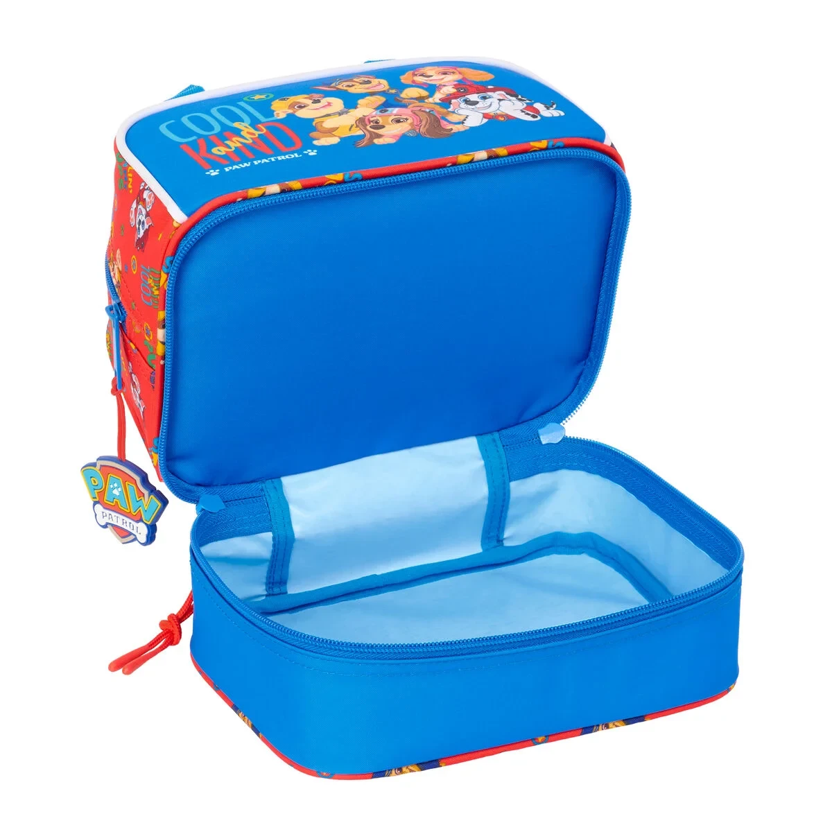 Portameriendas Térmico The Paw Patrol Cool Azul Rojo 20 x 20 x 15 cm