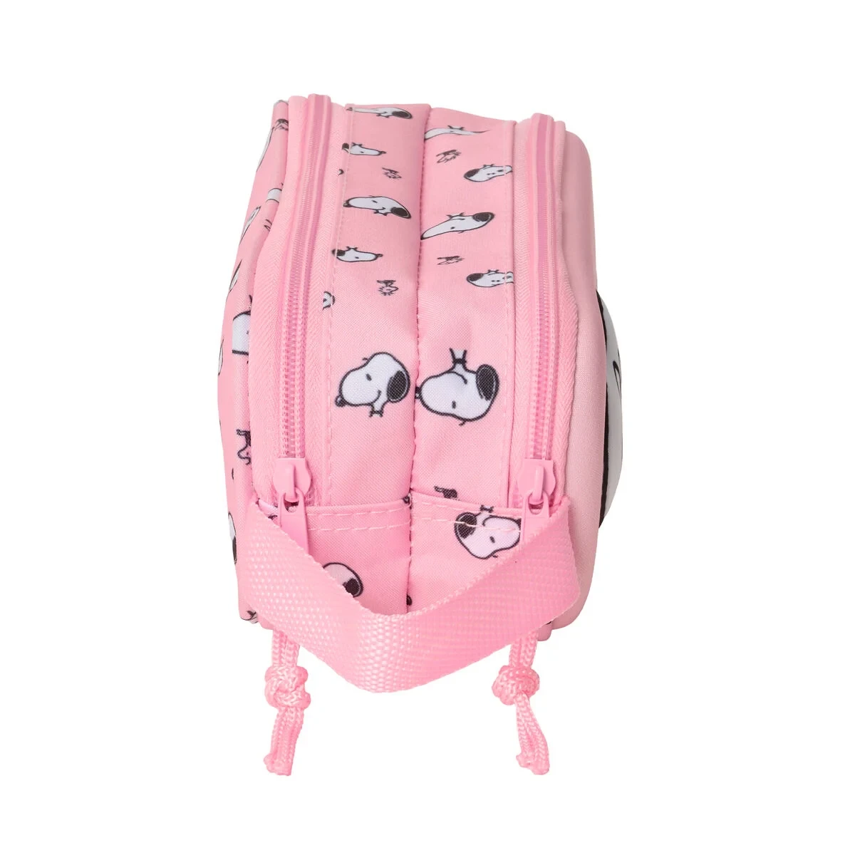 Portatodo Doble Snoopy Rosa 21 x 8 x 6 cm 3D