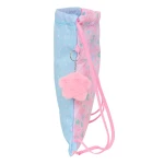 Bolsa Mochila con Cuerdas BlackFit8 Smile Azul Rosa 35 x 40 x 1 cm