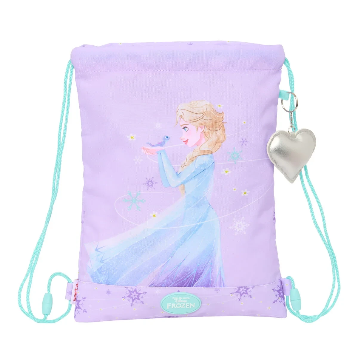 Bolsa Mochila con Cuerdas Frozen Spirit Lila 26 x 34 x 1 cm