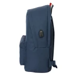 Mochila para Portátil y Tablet con Salida USB El Ganso Eclipse Azul marino