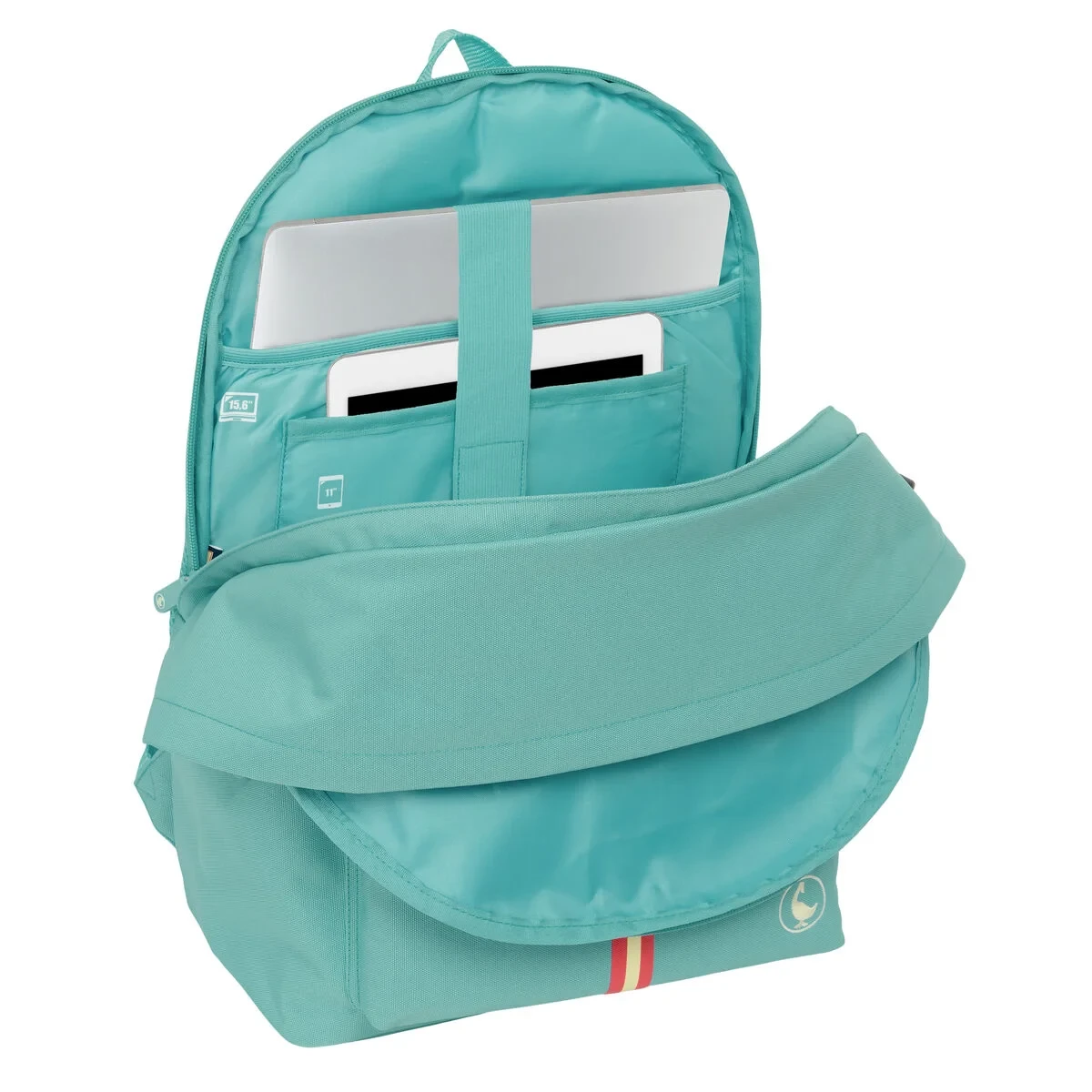 Mochila para Portátil y Tablet con Salida USB El Ganso Aquarelle Azul