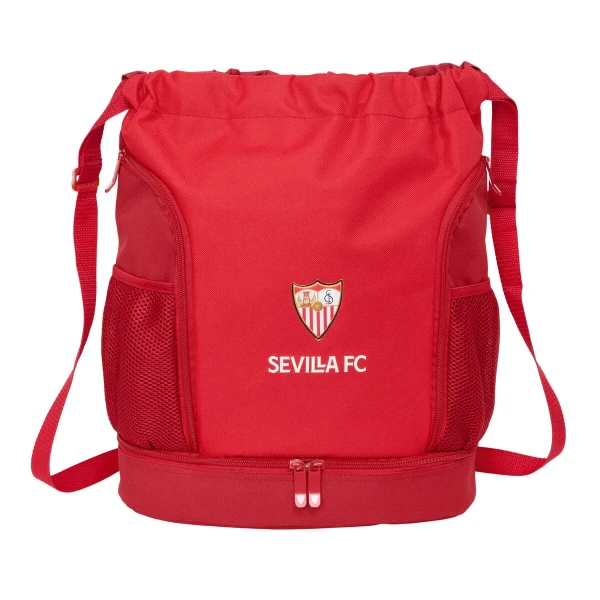 Bolsa Mochila con Cuerdas Sevilla Fútbol Club Rojo 35 x 40 x 1 cm