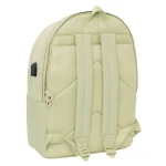 Mochila para Portátil y Tablet con Salida USB El Ganso Basics Beige
