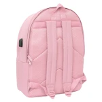 Mochila para Portátil y Tablet con Salida USB El Ganso Basics Rosa