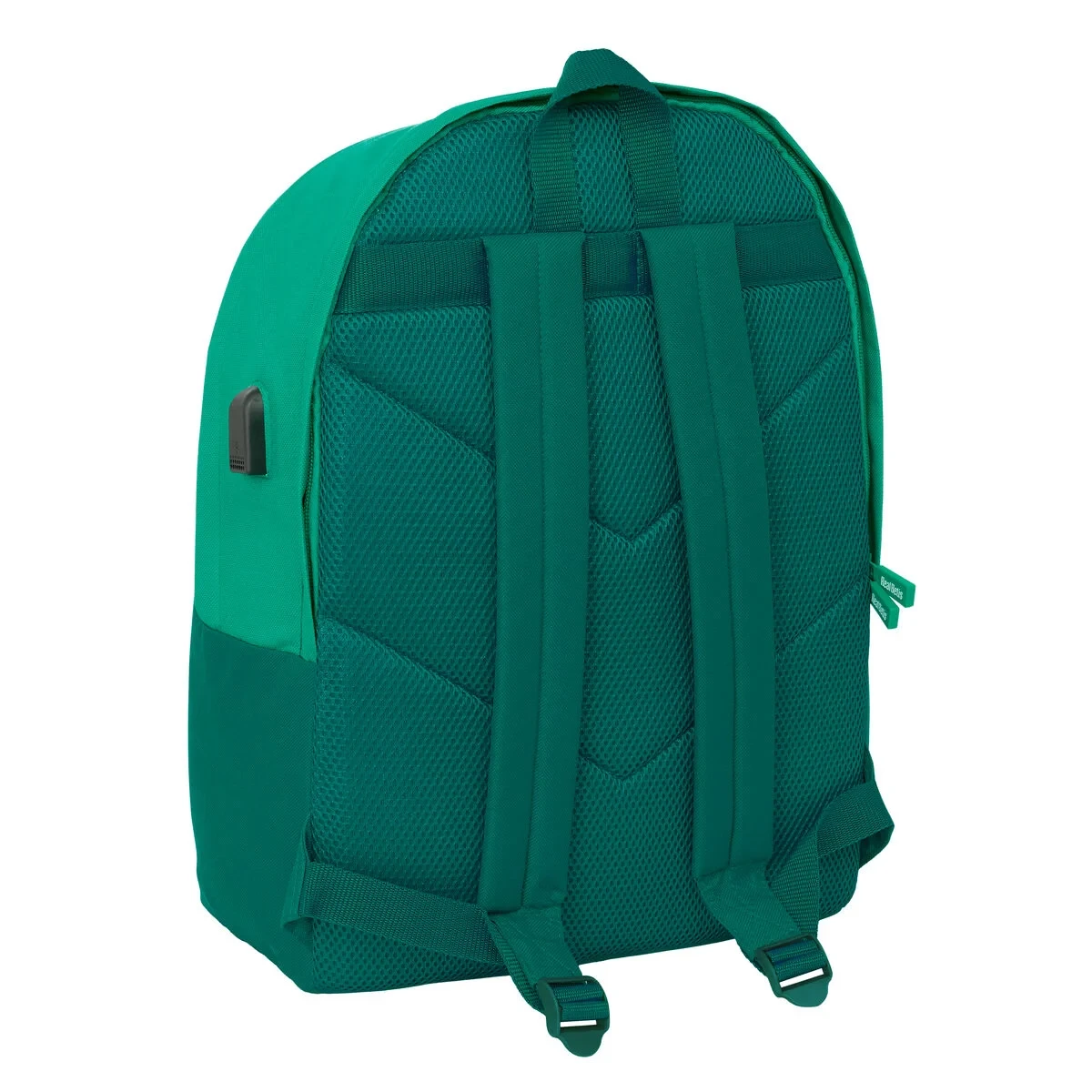 Mochila para Portátil y Tablet con Salida USB Real Betis Balompié Verde