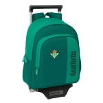 Mochila Escolar con Ruedas Real Betis Balompié Verde 28 x 34 x 10 cm