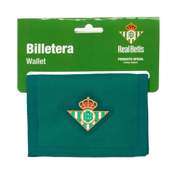 Cartera Real Betis Balompié Verde Verde Turquesa 12,5 x 9,5 x 1 cm