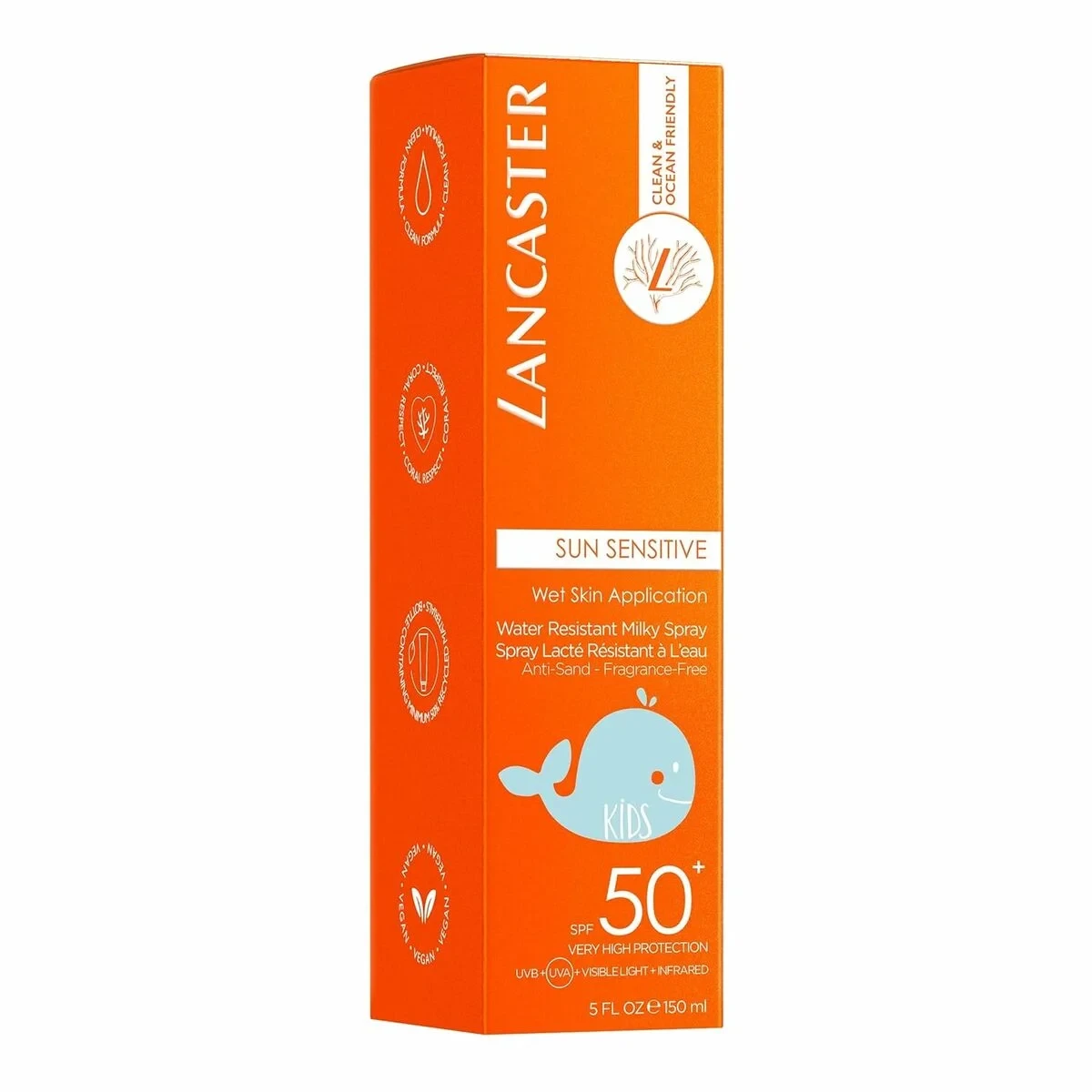 Protector Solar para Niños Lancaster SUN SENSITIVE KIDS Spf 50+ 150 ml