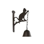 Campana Home ESPRIT Marrón Negro Hierro 15,7 x 7,5 x 42 cm