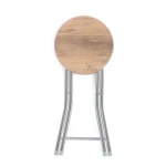 Taburete Confortime Madera Metal 30 x 30 x 46 cm (6 Unidades)