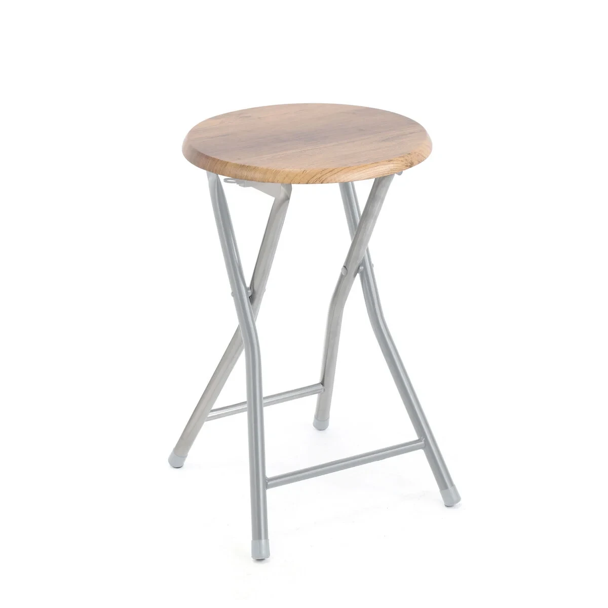 Taburete Confortime Madera Metal 30 x 30 x 46 cm (6 Unidades)