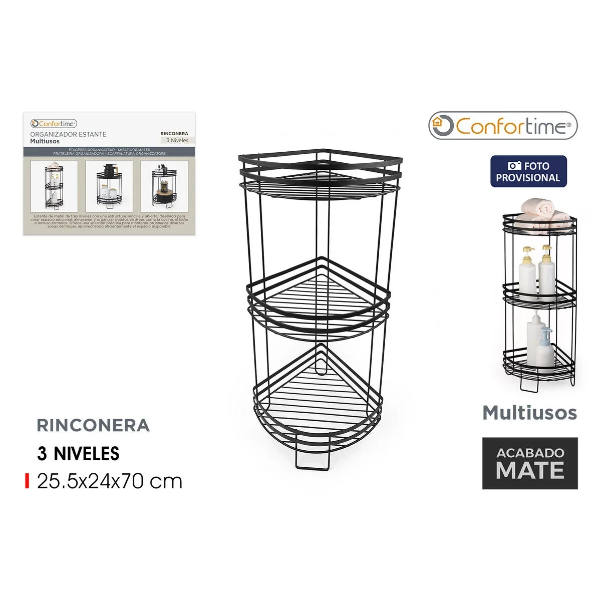 Estantería Confortime Metal (4 Unidades)