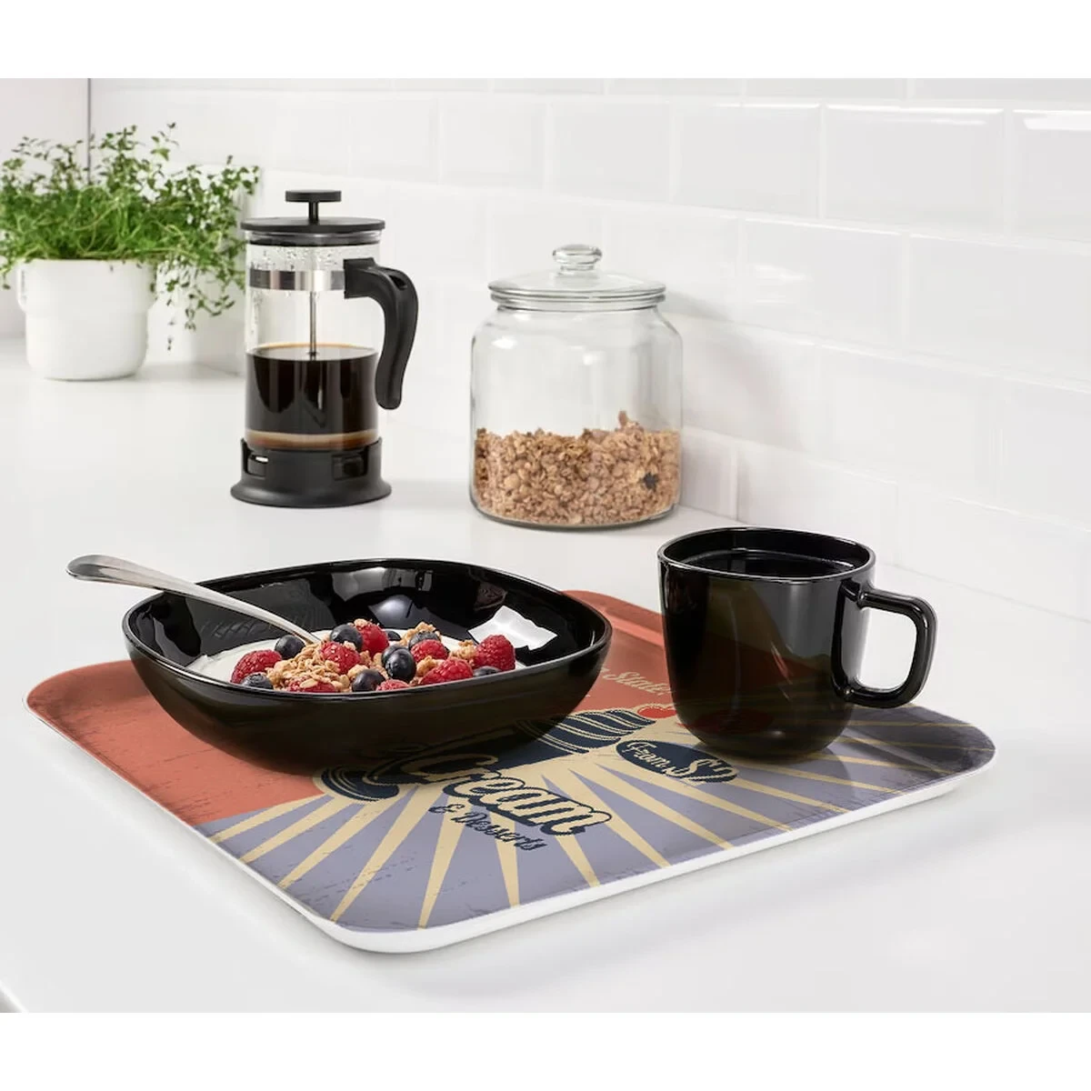 Bandeja La Mediterránea 42 x 31 cm (9 Unidades)