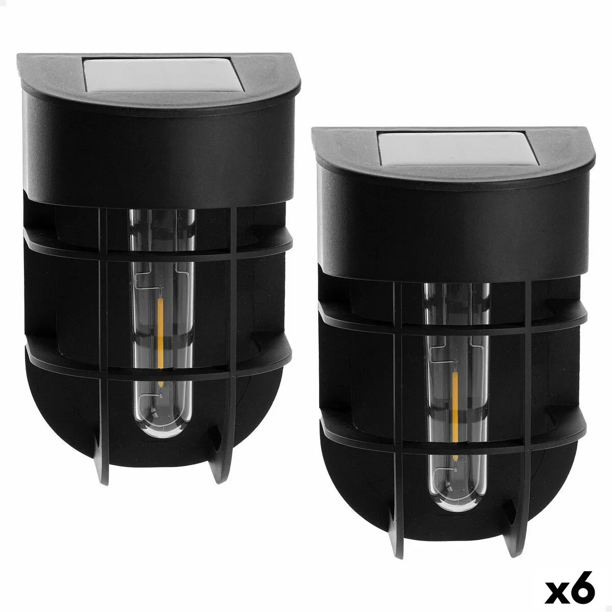 Aplique LED Aktive Plástico Solar (6 Unidades)