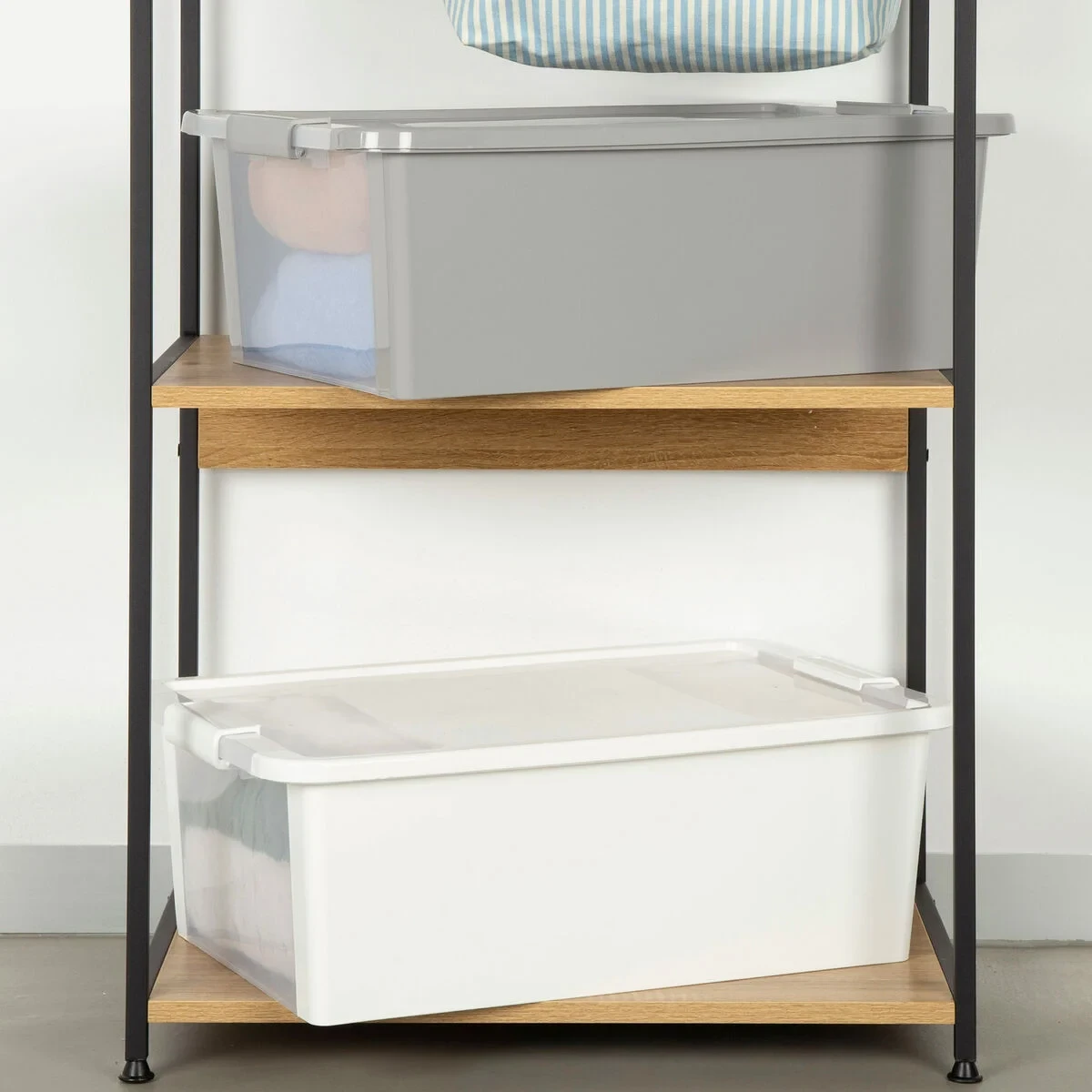 Caja de Almacenaje Curver Gris Plástico 26 L 55 x 19 x 35 cm (7 Unidades)