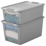 Caja de Almacenaje Curver Gris Plástico 26 L 55 x 19 x 35 cm (7 Unidades)