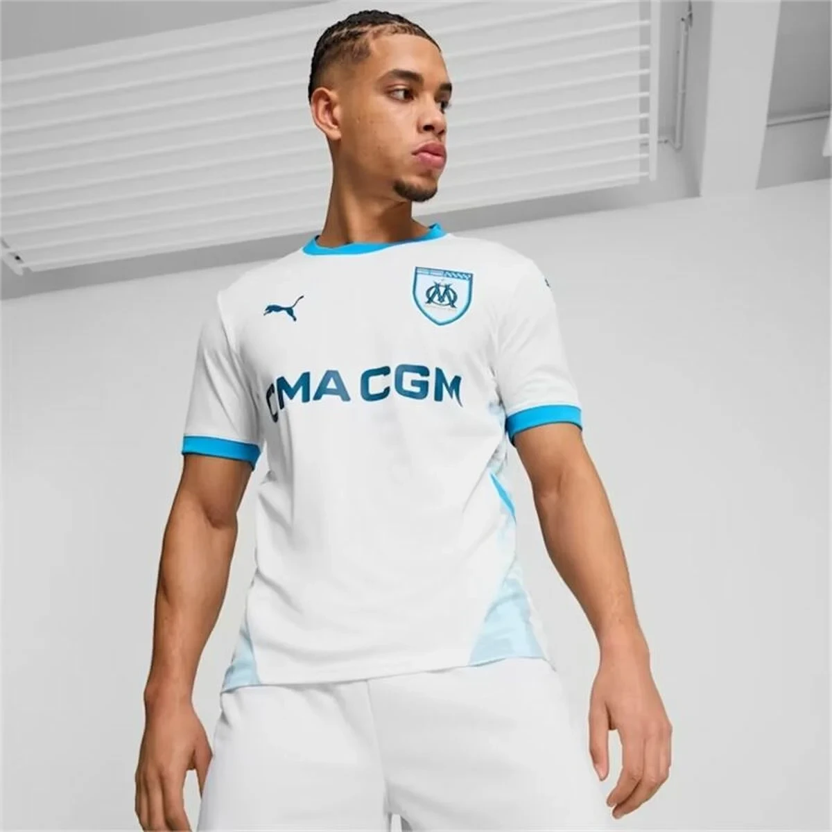 Camiseta de Fútbol de Manga Corta Hombre Puma Olympique de Marseille Home 24/25