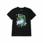 Camiseta de Manga Corta Infantil Jordan Jdb Jordan 3Peat Ss Negro