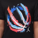 Camiseta de Manga Corta Infantil Jordan Jdb Bball Fire Ss Negro