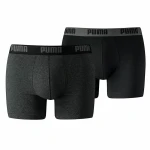 Pack de Calzoncillos Puma Basic Gris Boxer 2 Piezas