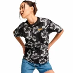 Camiseta de Manga Corta Mujer Puma Essentials + Class Act Aop