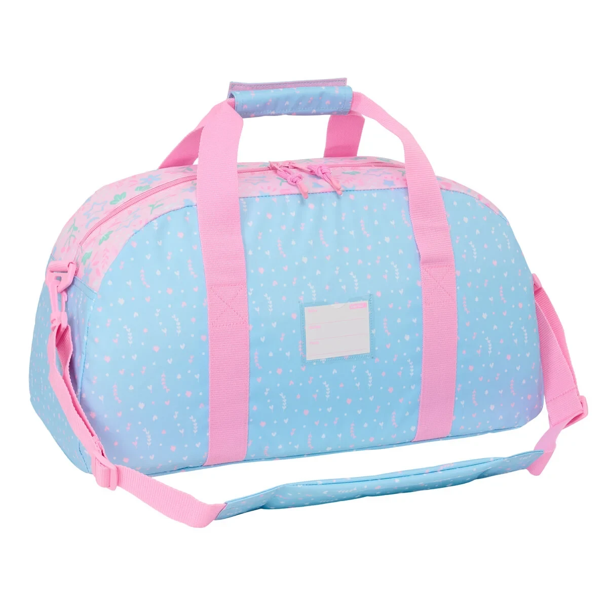 Bolsa de Deporte BlackFit8 Smile Rosa Azul claro 50 x 26 x 20 cm