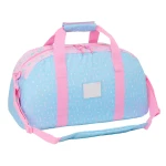 Bolsa de Deporte BlackFit8 Smile Rosa Azul claro 50 x 26 x 20 cm