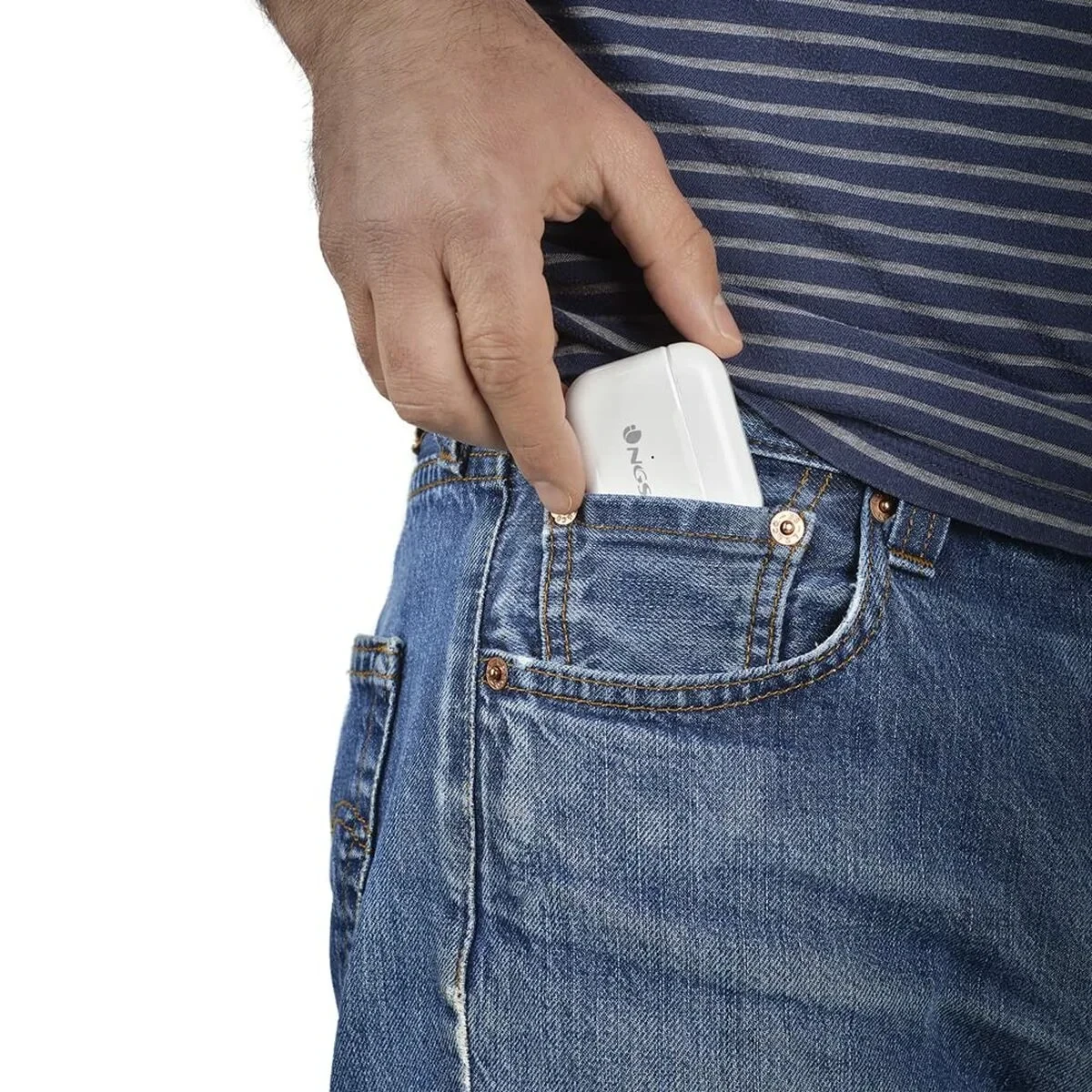 Auriculares Bluetooth NGS ARTICABLOOMWHITE Blanco Negro