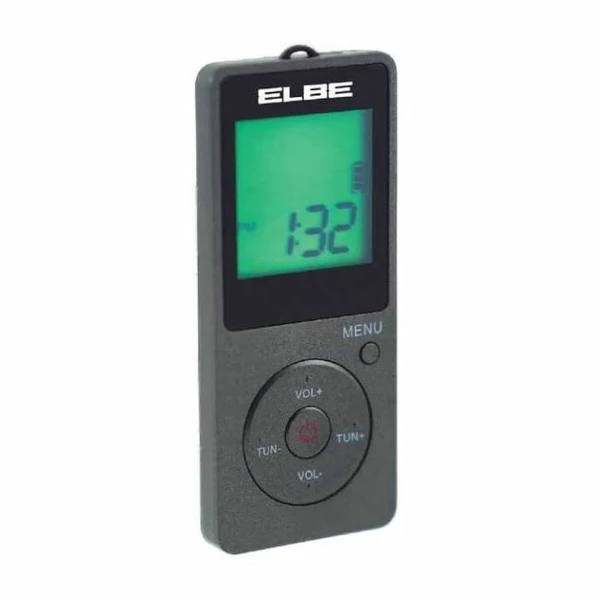 Radio Portátil ELBE RF-95 Gris oscuro Deportiva AM/FM