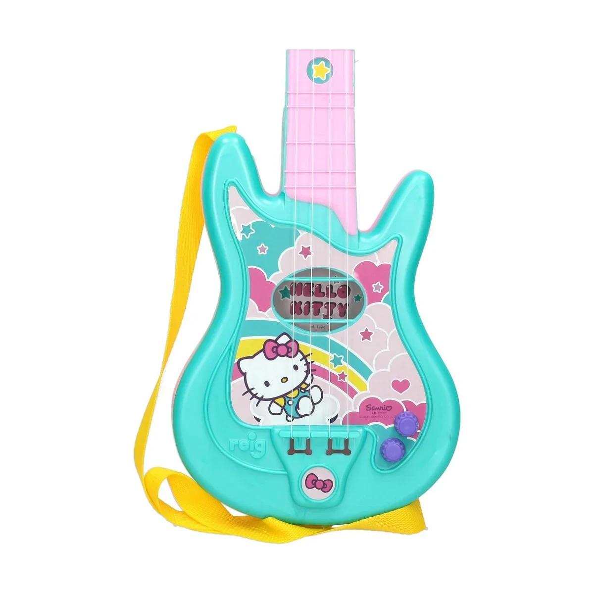 Guitarra Infantil Hello Kitty   Micrófono