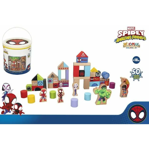 Puzzle Infantil de Madera Spidey Amazing Friends