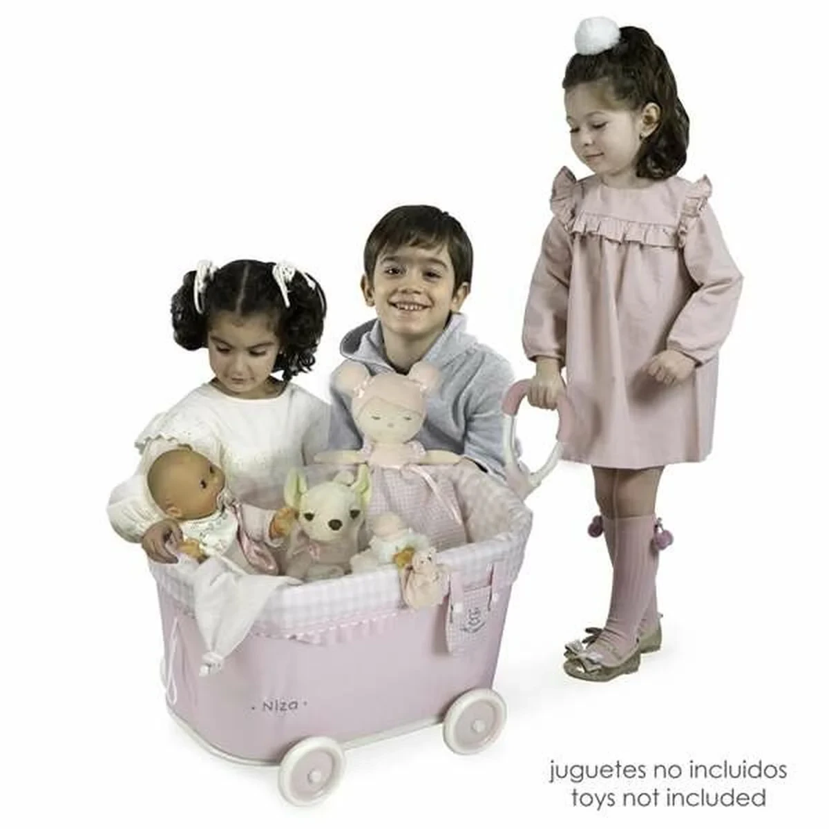 Accesorios para Muñecas Decuevas Niza Carrito 36 x 55 x 47 cm