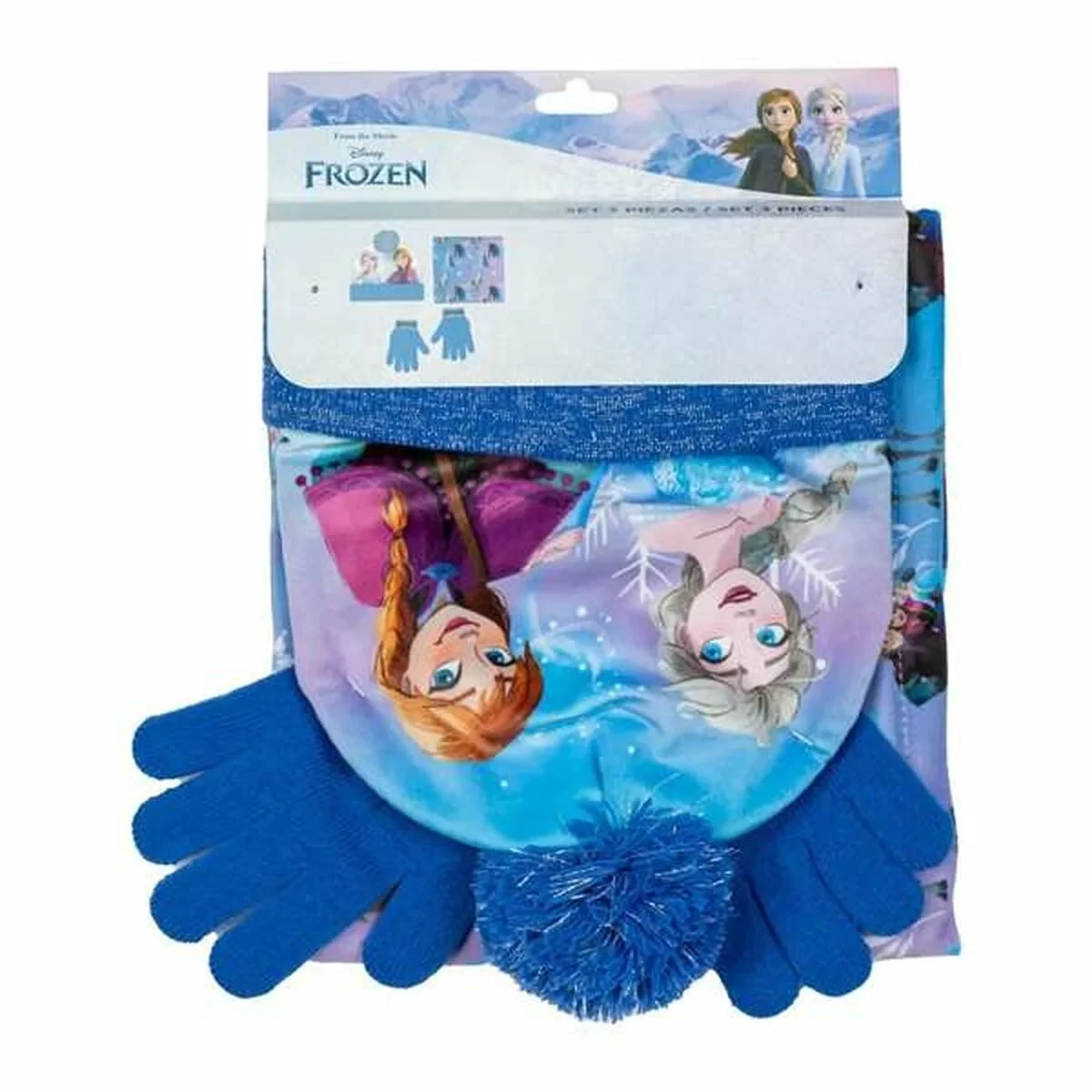 Gorro, Bufanda y Guantes Frozen Snood