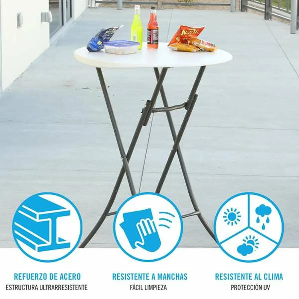 Mesa auxiliar Aktive Crema