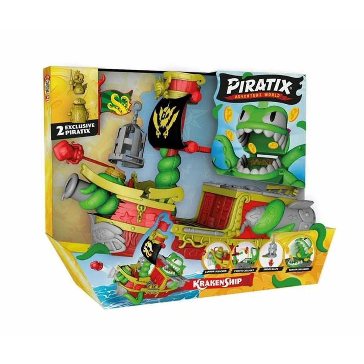 Set de Muñecos Magicbox Kraken Piratix