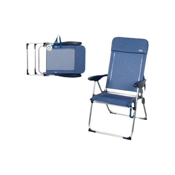 Silla Plegable Aktive Azul 65 x 60 x 43 cm