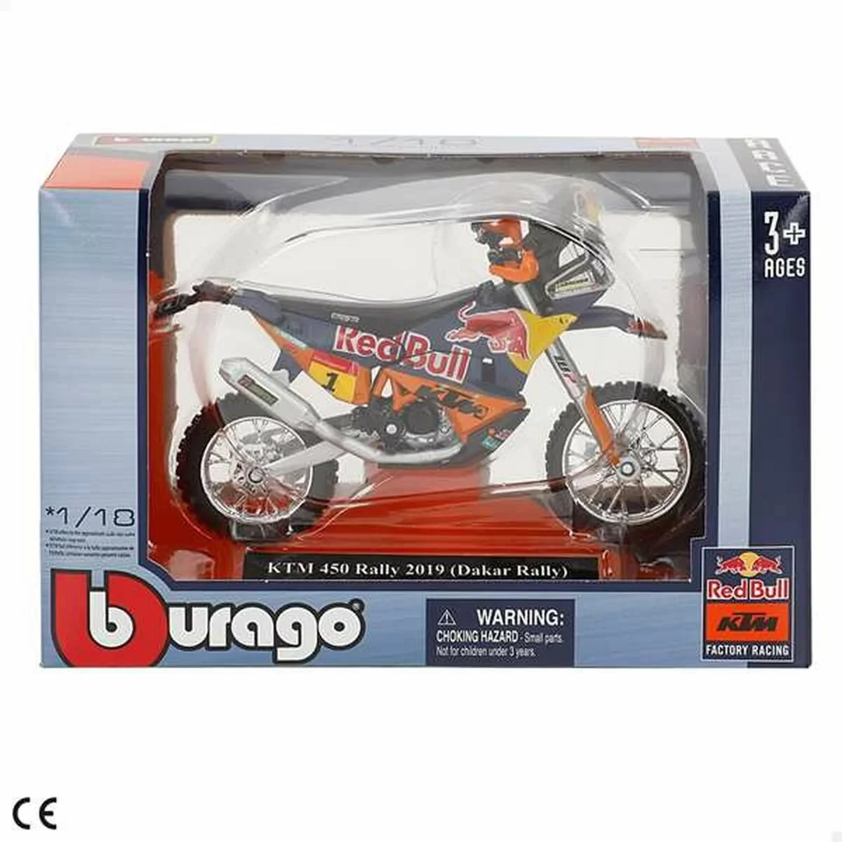 Motocicleta Bburago Wrb Ktm Cross 1:18