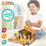 Belén de Navidad Woomax Madera 29,5 x 16,5 x 22 cm (20 Piezas) (6 Unidades)