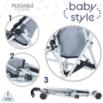 Silla para Muñecas Colorbaby Natural 27 x 56 x 53 cm 12 Unidades