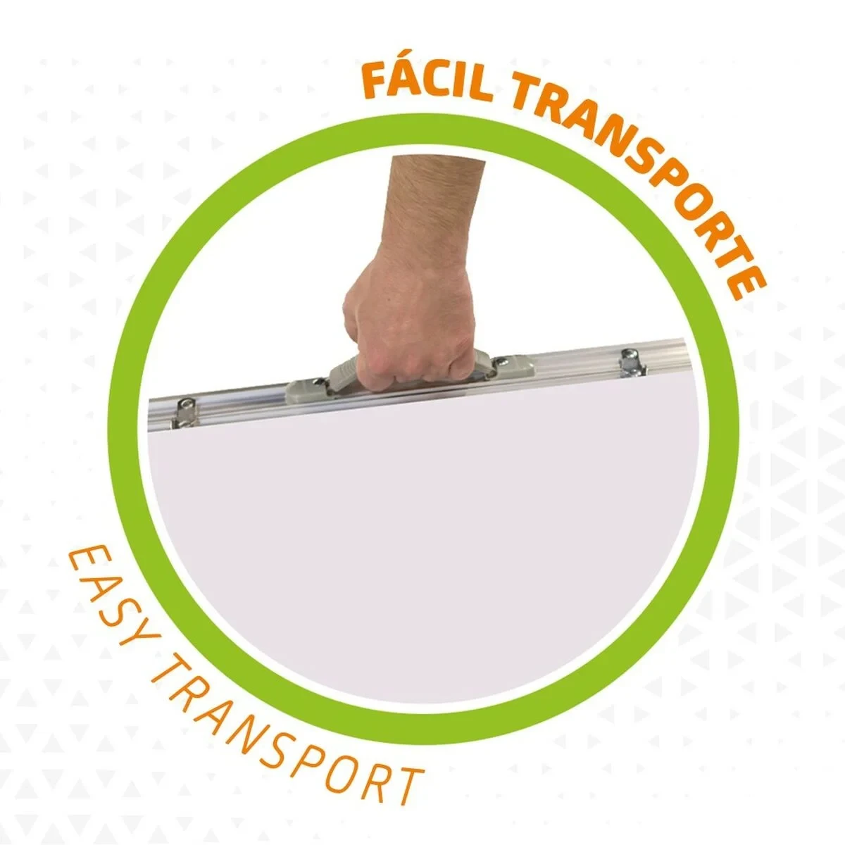 Mesa Plegable Aktive Malva 56 x 24 x 34 cm (6 Unidades)