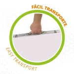 Mesa Plegable Aktive Malva 56 x 24 x 34 cm (6 Unidades)