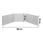 Paravientos Aktive 300 x 84 x 2 cm 300 x 85 x 2 cm