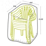 Funda para Silla Aktive 66 x 120 x 66 cm (6 Unidades)