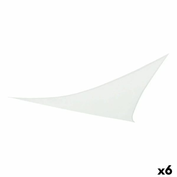 Vela de sombra Aktive 360 x 0,5 x 360 cm Triangular (6 Unidades)