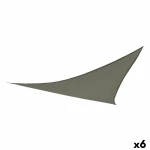 Vela de sombra Aktive Gris 360 x 0,5 x 360 cm Triangular (6 Unidades)