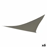 Vela de sombra Aktive Gris 360 x 0,5 x 360 cm Triangular (6 Unidades)